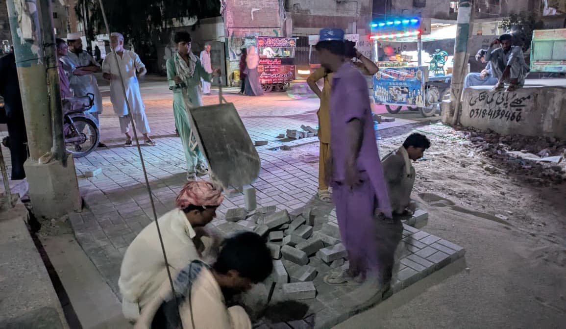 Project 1000 Streets Construction Accelerates in New Karachi Town to Facilitate Residents