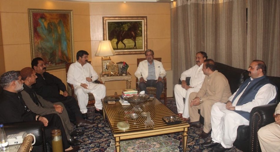 Haji Muhammad Intizar Rana Meets Punjab Governor Sardar Saleem Haider Khan