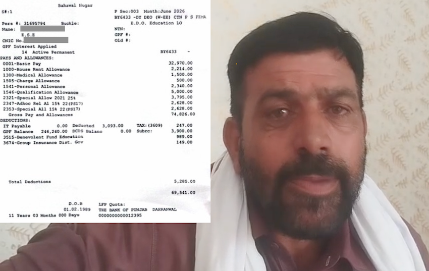 Education Department Employee Alleges Corruption and Administrative Irregularities in Chishtian